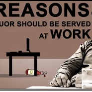10 Reason Why Liquor should served at Office